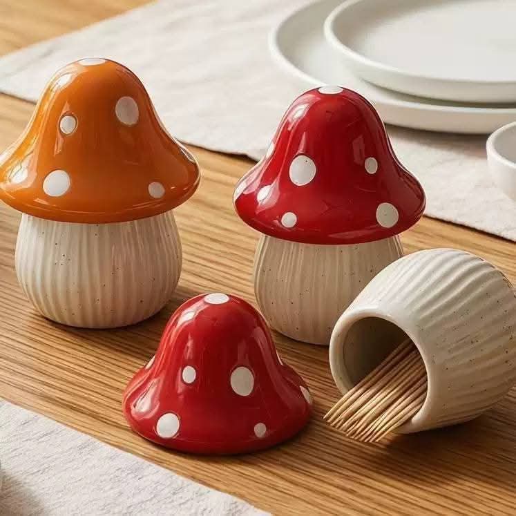 102 - Rad Mushroom Toothpick Holder